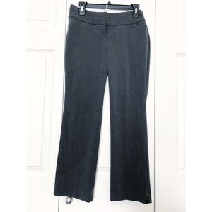 Worthington Petite Gray Modern Fit Pants with Flat Front